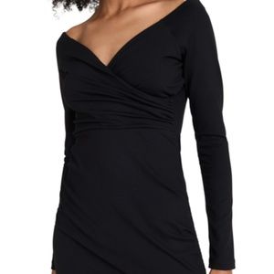 Susana Monaco Wrap At Shoulder Dress